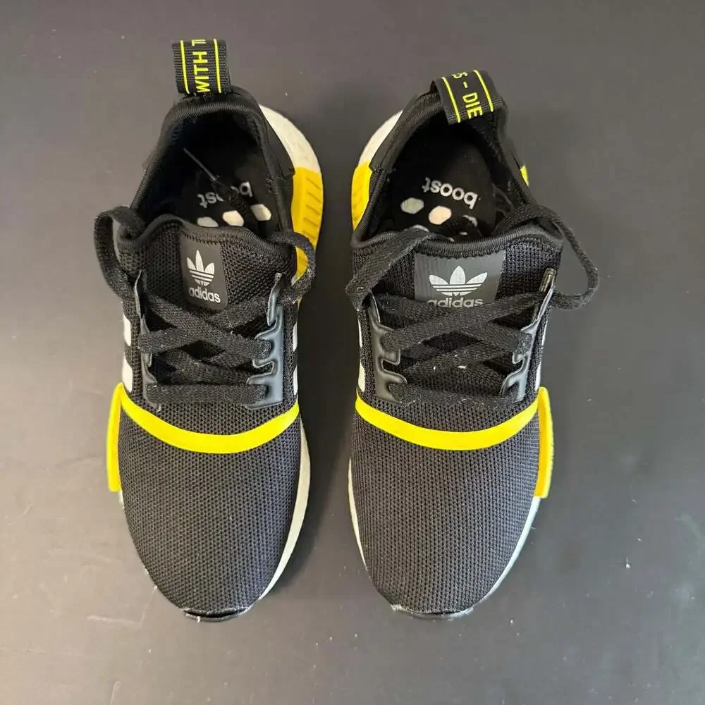 Adidas NMD‎ R1 Black Solar Yellow GV7183 Size 5.5